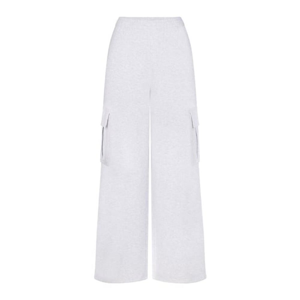 2X SKIMS COTTON FLEECE
CARGO PANT GREY NWT